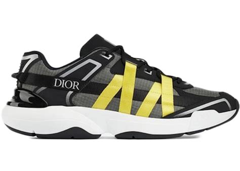 Dior B24 Runtek Black Yellow Men's .